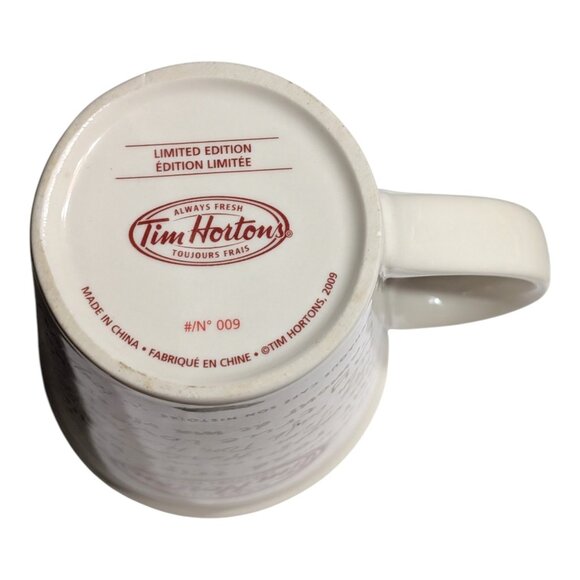 TIM HORTONS Coffee Mug Limited Edition Every Cup Tells A Story…Always! 2009 009 - Picture 7 of 7